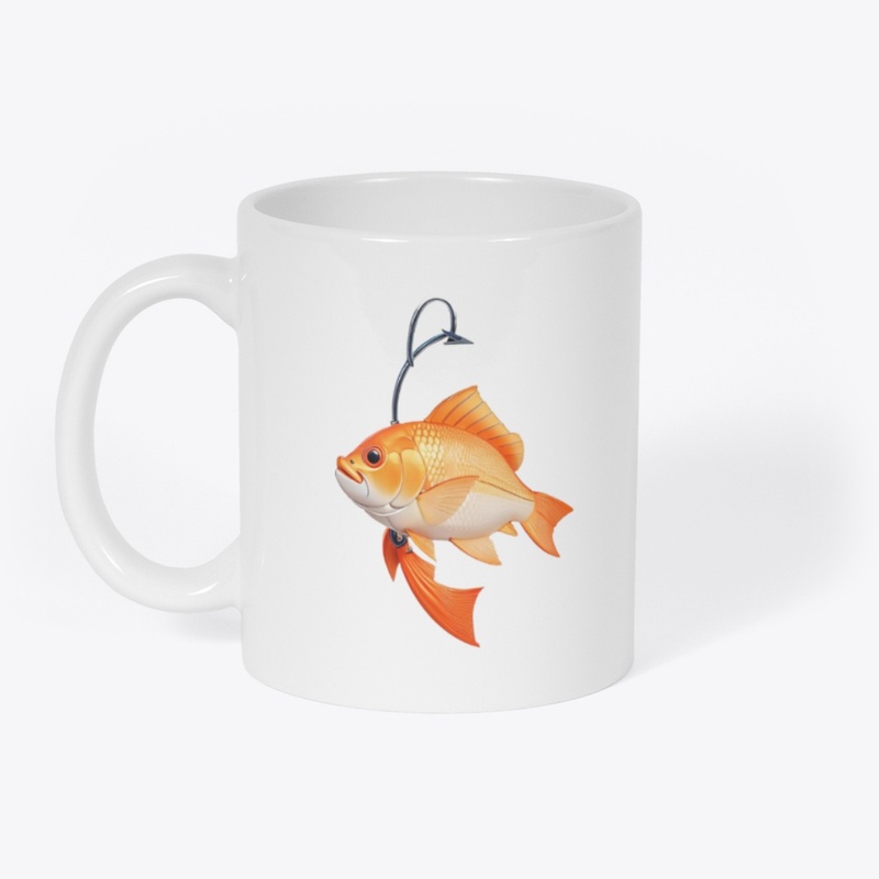 Fish on a hook