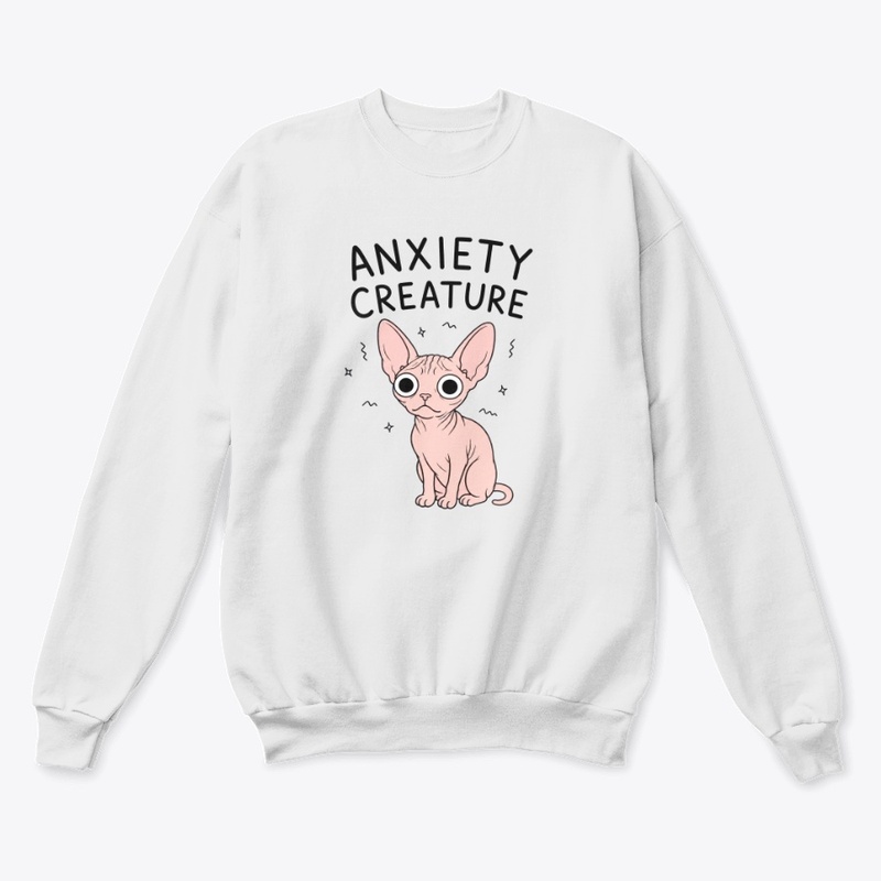 Anxiety Creature Sphynx Cat