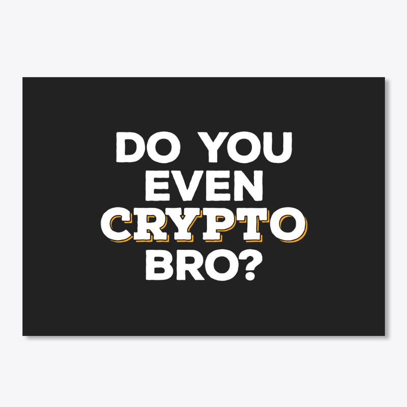 Do You Even Crypto Bro?