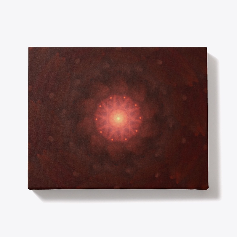 Radiant Red Mandala