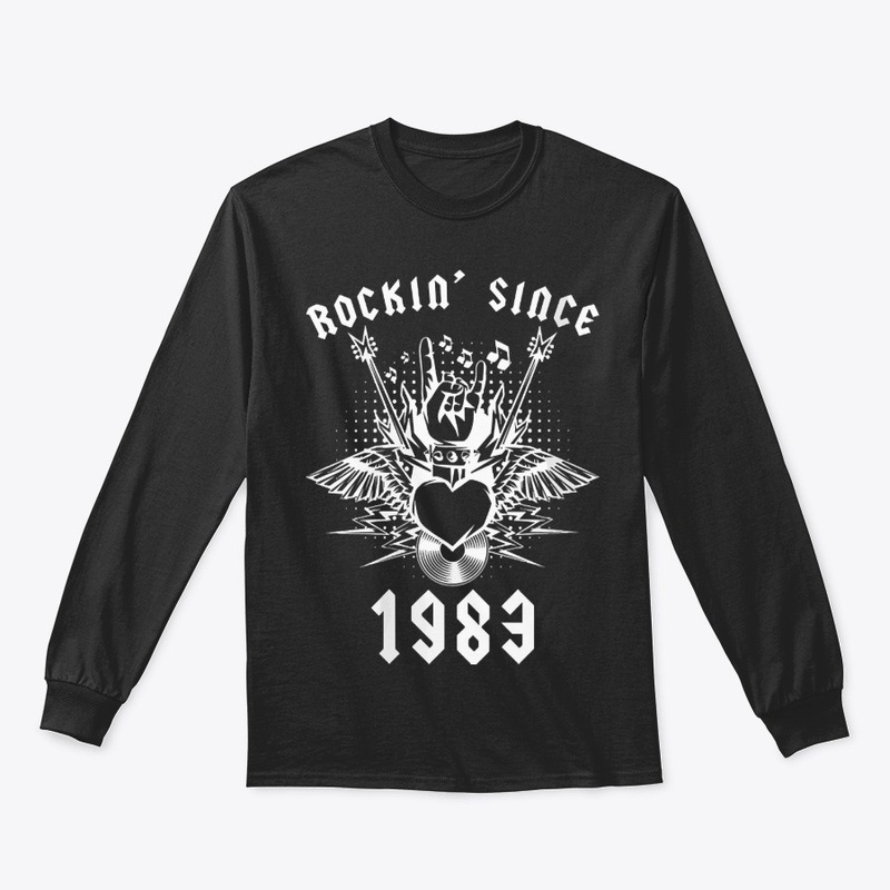 Rockin Since 1983 37Th Birthday Item Tee