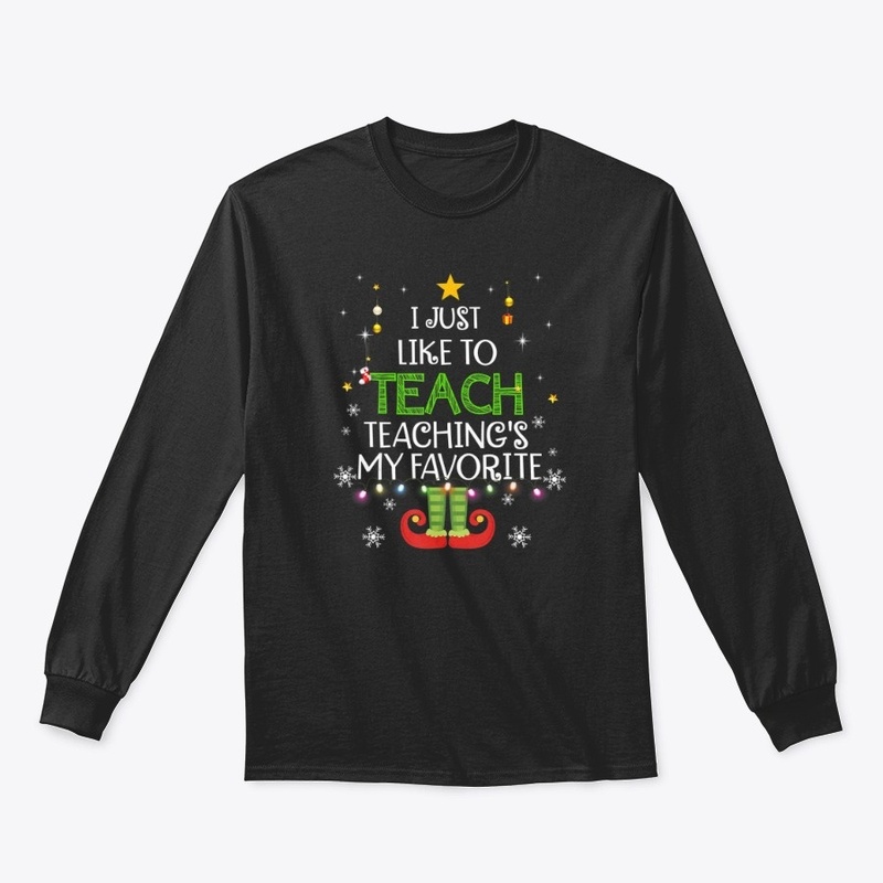 Teacher Elf Christmas shirt