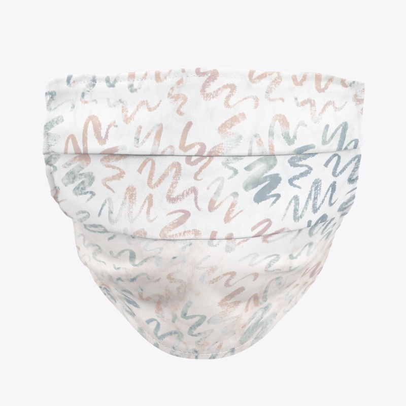 Pastel 80's Party Face Mask