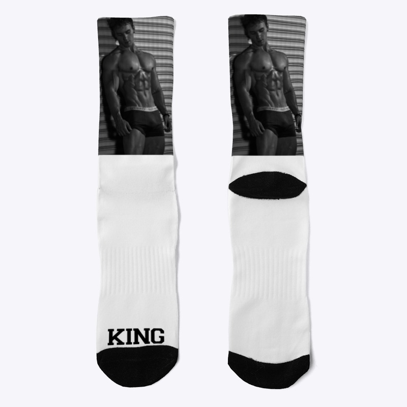King Graphic Socks