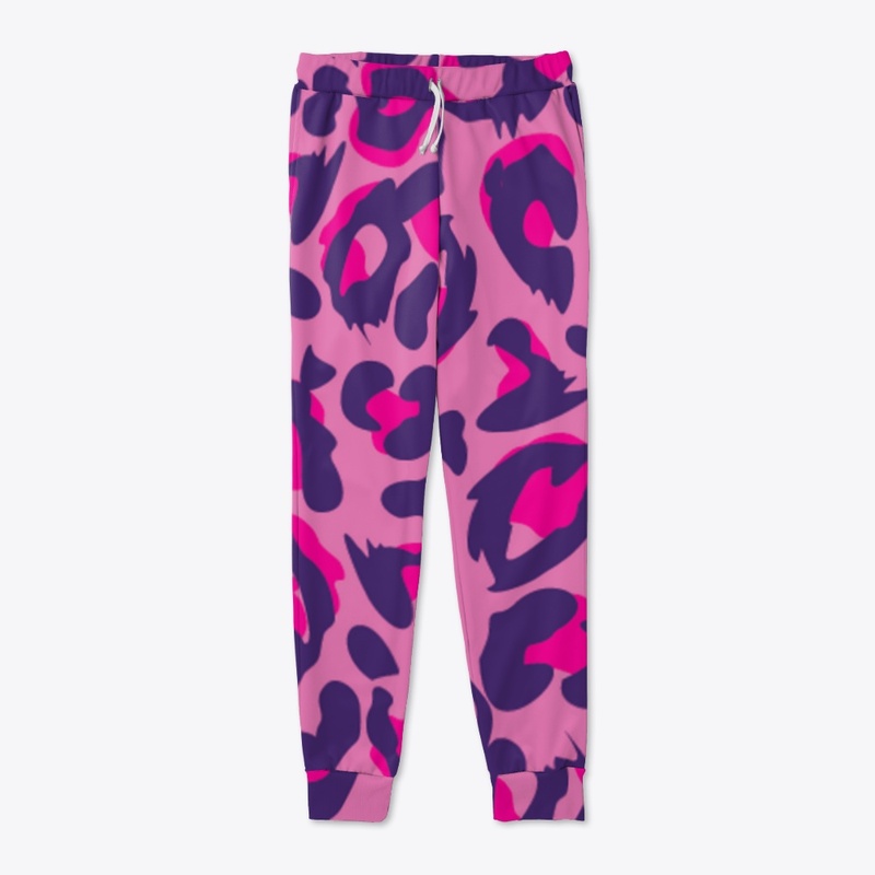 Pink Cheetah Purple Spots