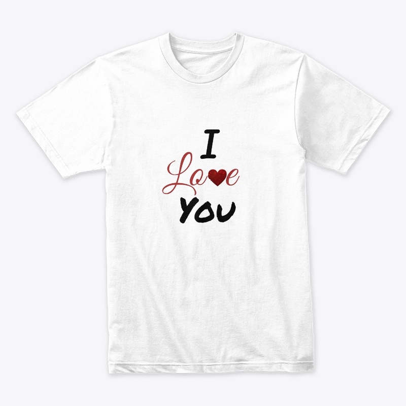 I Love you design 