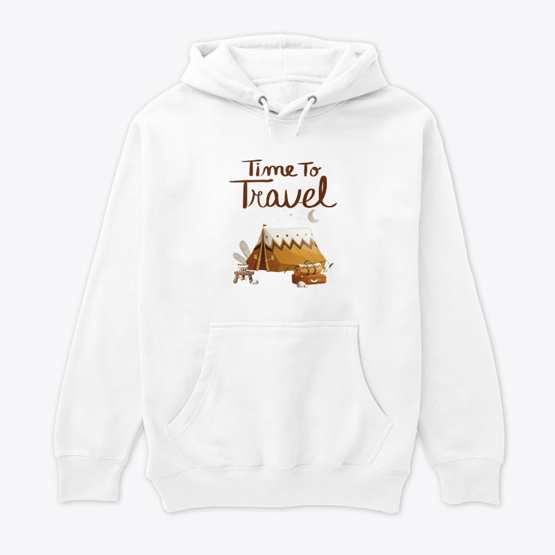 'TIME TO TRAVEL' t-shirt design 