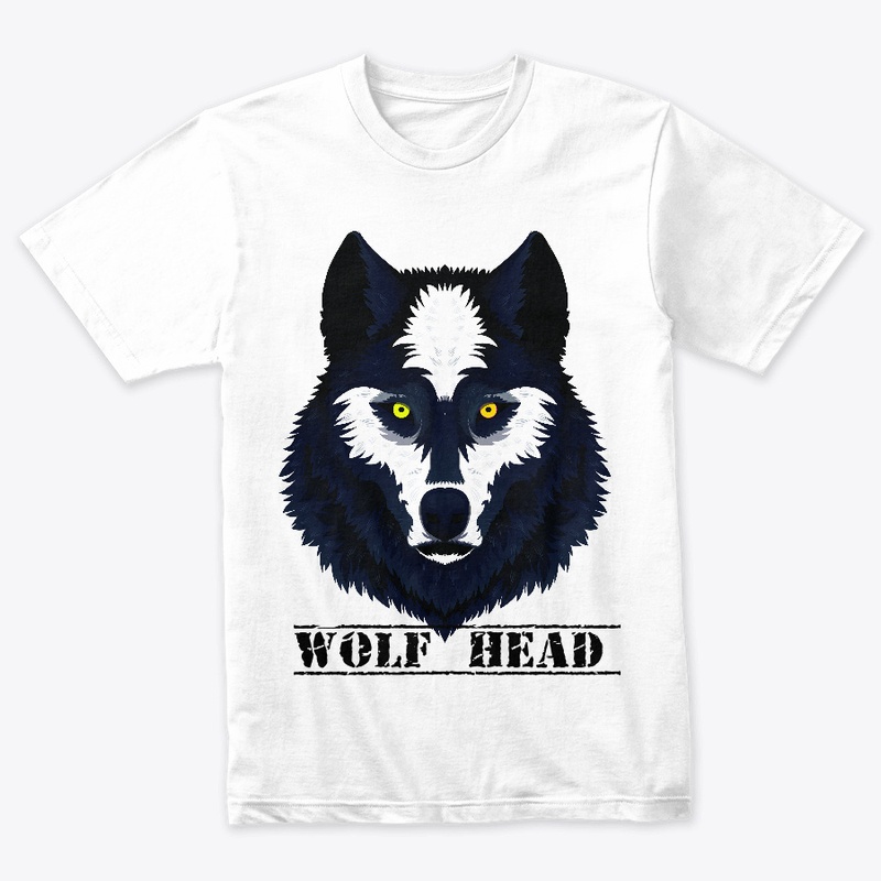 Wolf head silhouette