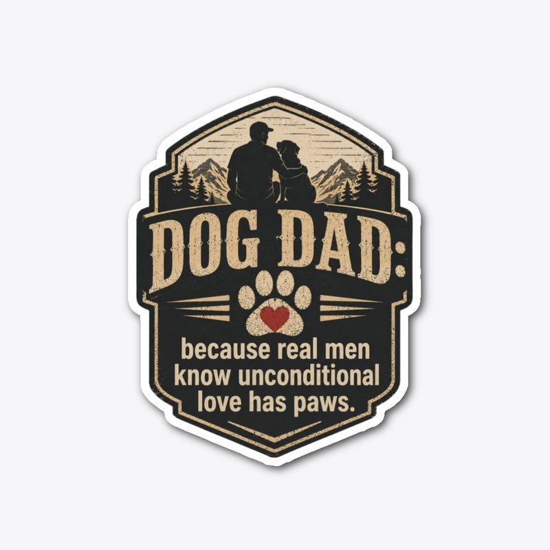 Unconditional Dog Dad Tee