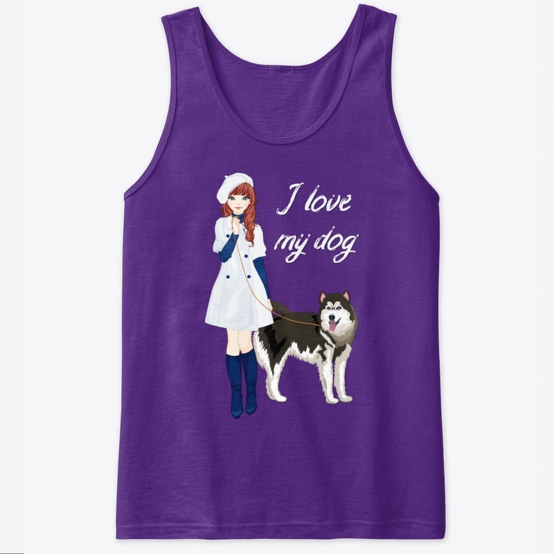 Girl And Dog