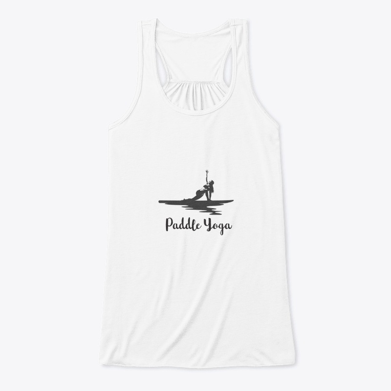 SUP, paddle board yoga woman silhouette