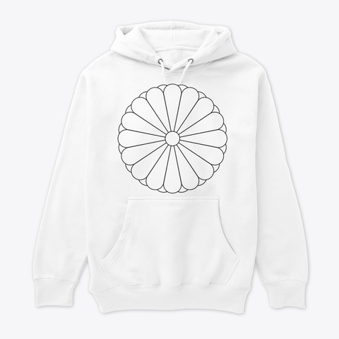 Imperial Seal Of Japan Apparel White T-Shirt Front