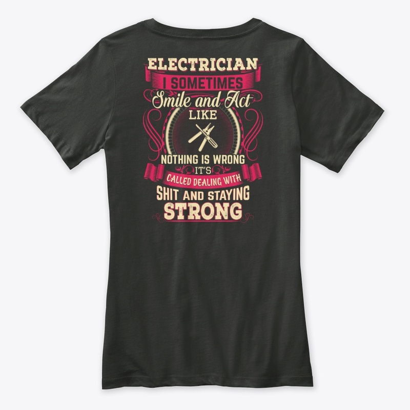 Strong Female Electrician