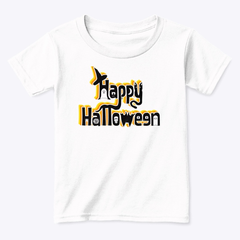 Happy Halloween with Candy Corn colors