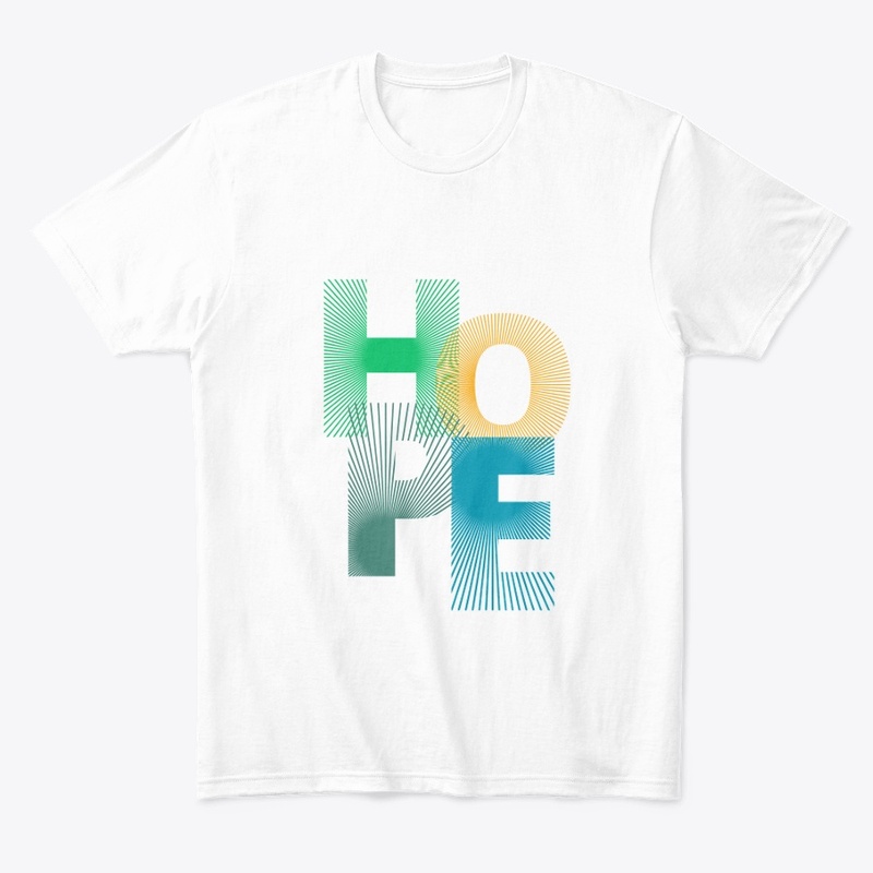 Colorful Modern Typography T Shirt