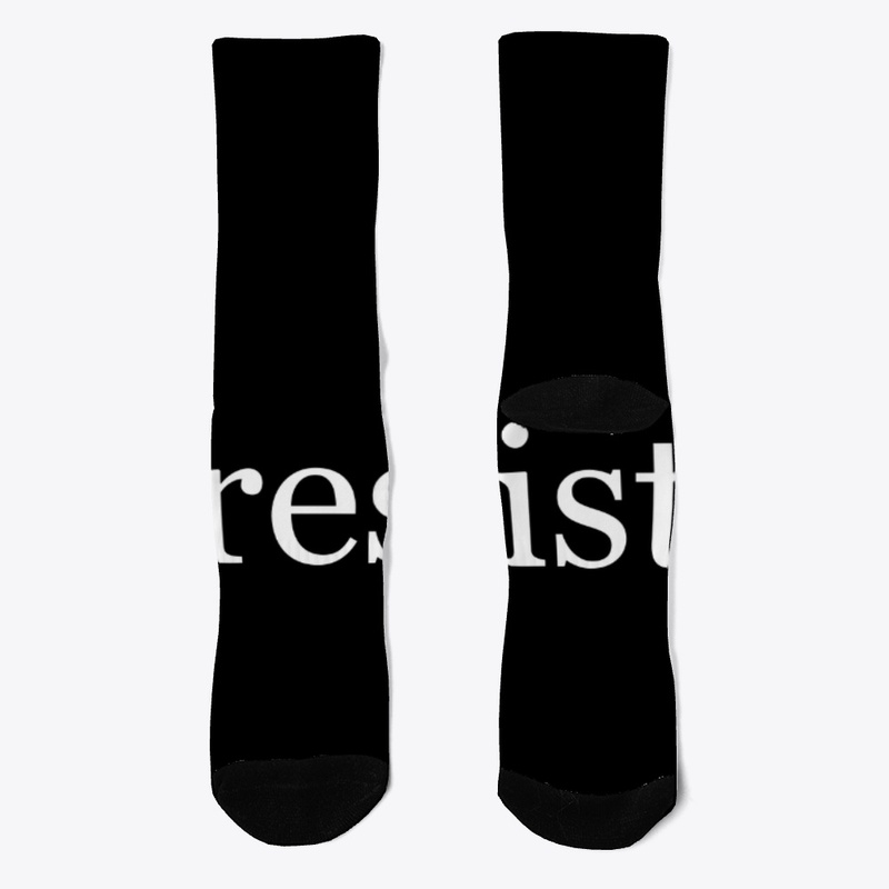 Resist Written in White