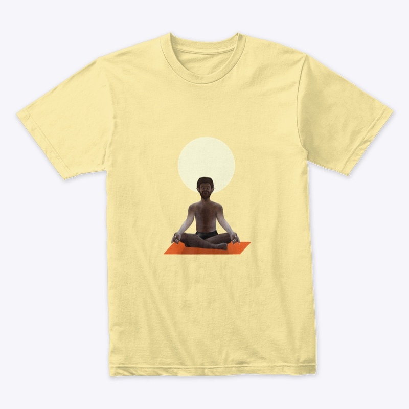 Meditating werewolf