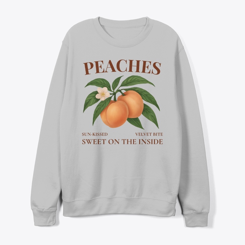 Vintage Peach | Botanical Fruit Art