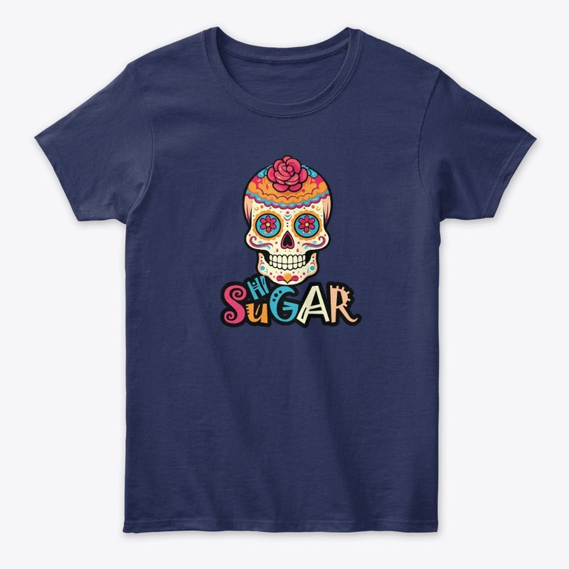 sugar skull festival with flowers