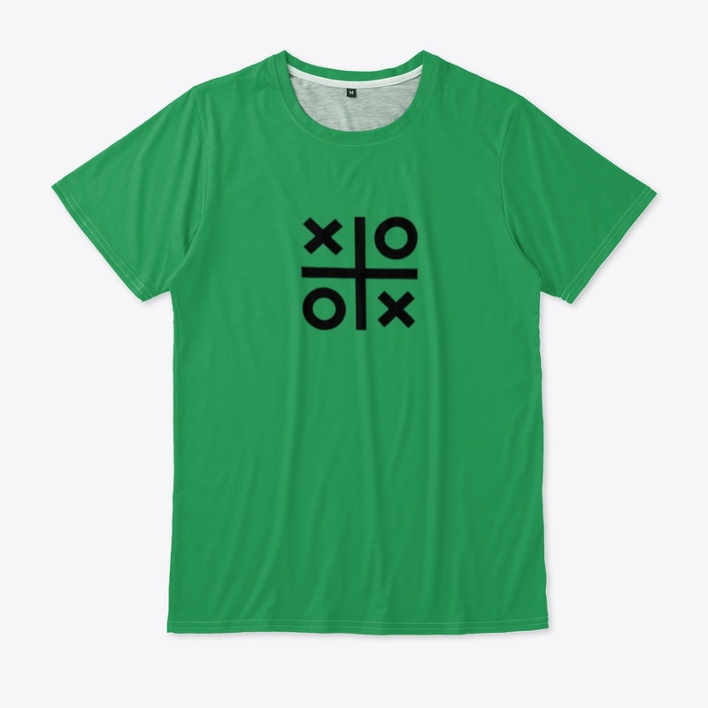 tic tac toe printed topwear