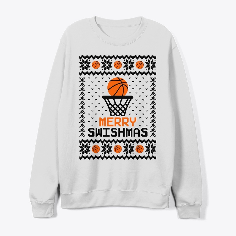 Merry Swishmas Basketball Ugly Sweater