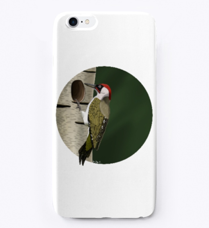 jz.birds Green Woodpecker Bird Design