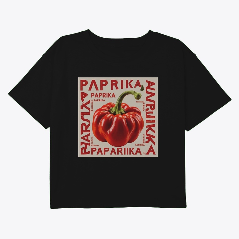 Paprika Typography| Bold Food Art Design