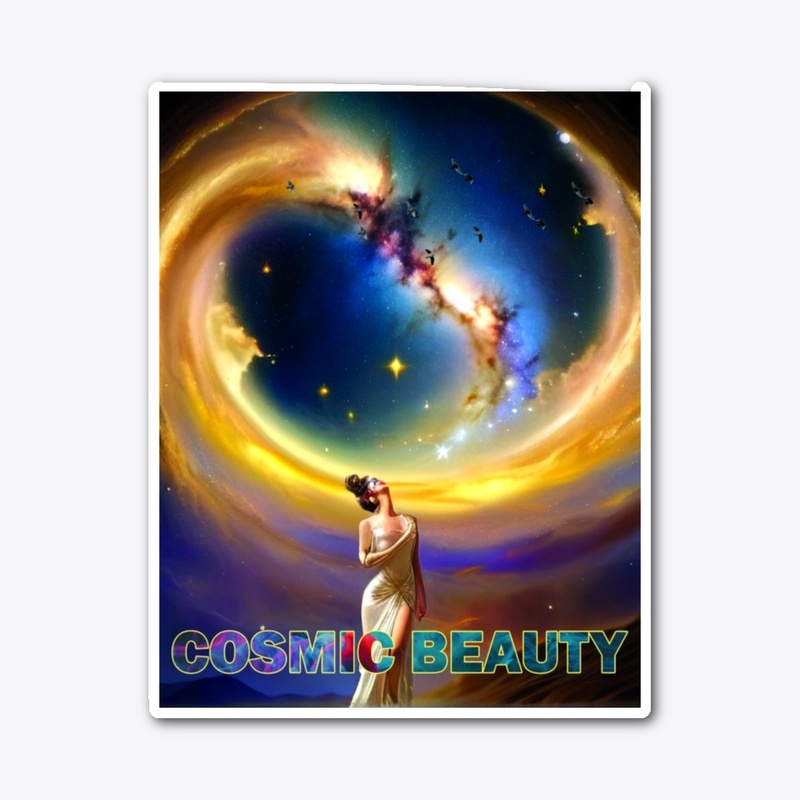 T-shirt design "Cosmic Beauty"