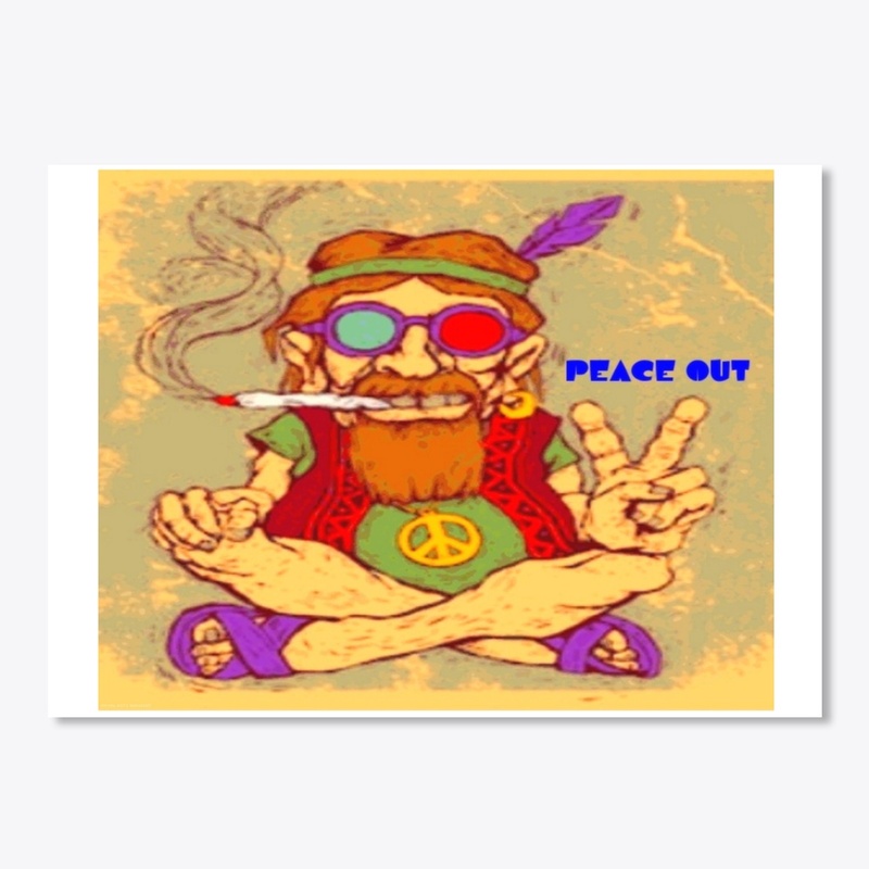 PEACE OUT HIPPIE