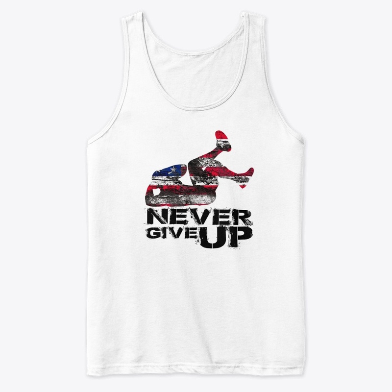 Never Give Up GYM tee