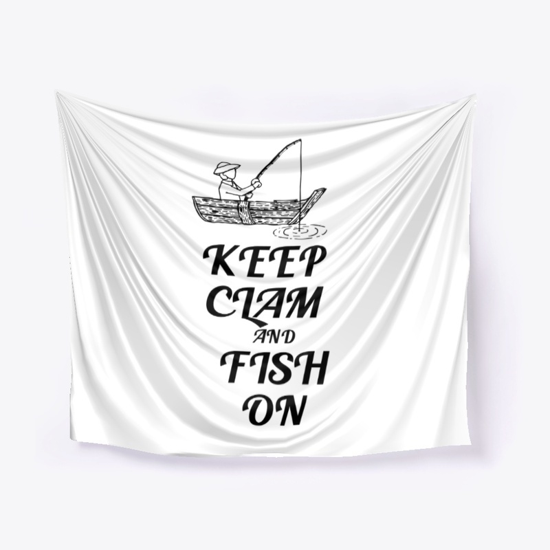 KEEP CLAM AND FISH ON T-SHIRT 2019
