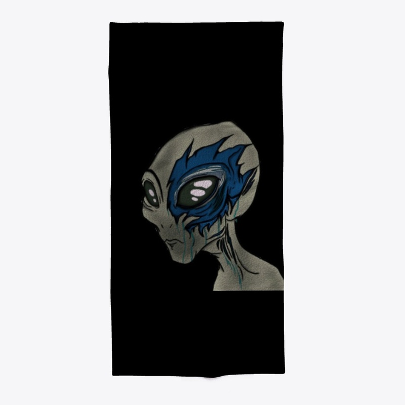 Navy Alien Head