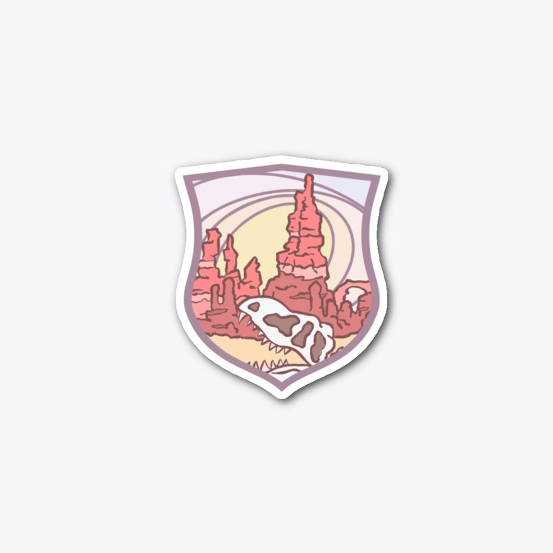 Mountain Badge: Thunder (3" sticker)
