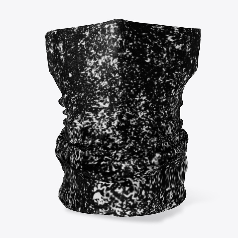 White Paint Splatter on Black