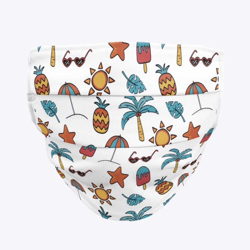 Beach Pattern, Beach Mask, Beach house