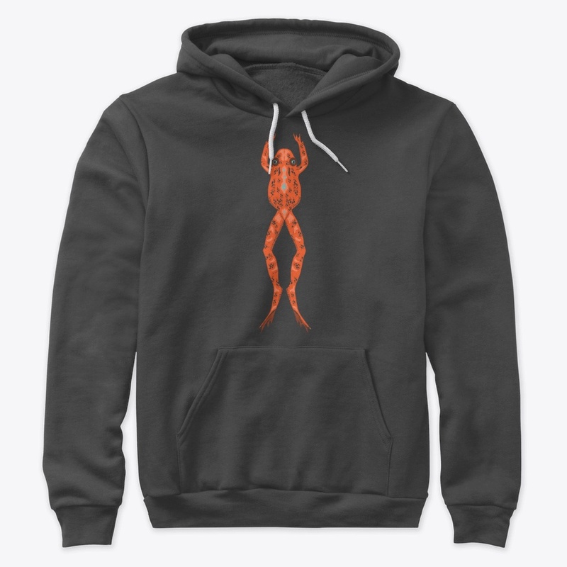 Orange Glowing Frog