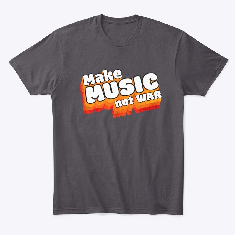 Make Music Not War Retro