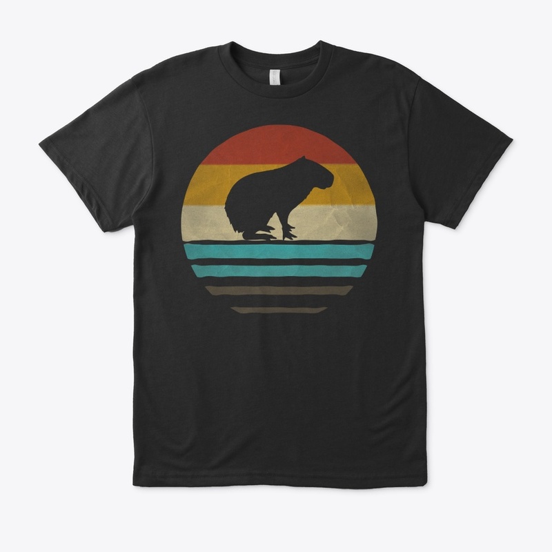 Vintage Capybara Lover Gift