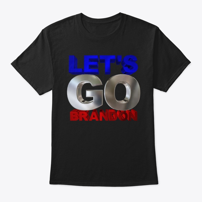 Let's Go Brandon metallic