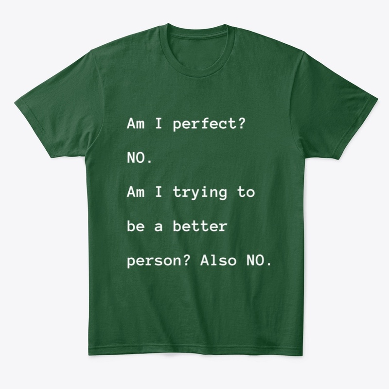 I am not perfect