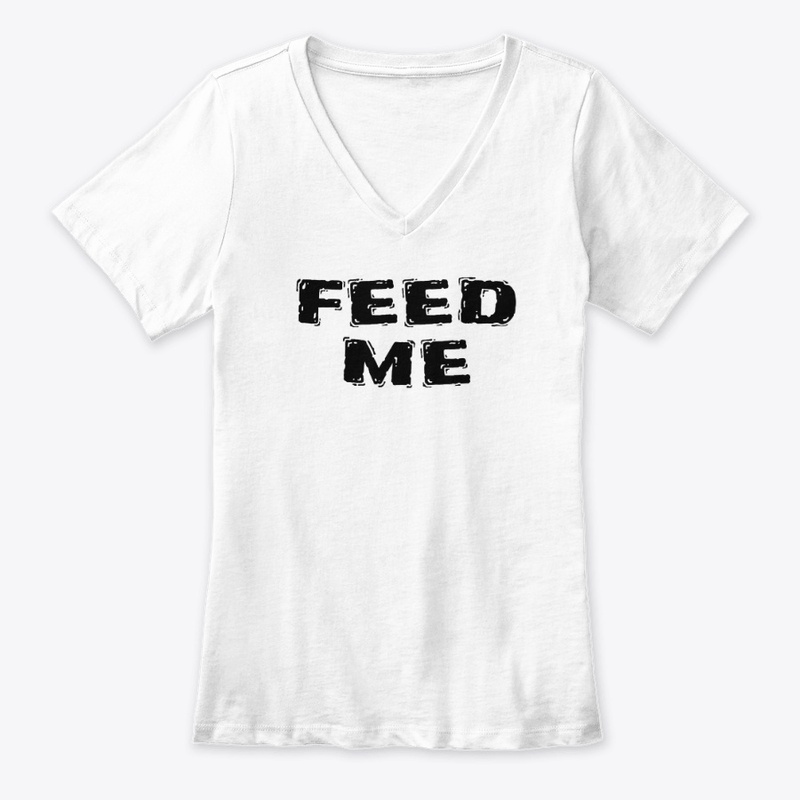Feed Me September 2025 - Women's Premium V-Neck Tee - Women's Premium V-Neck Tee
