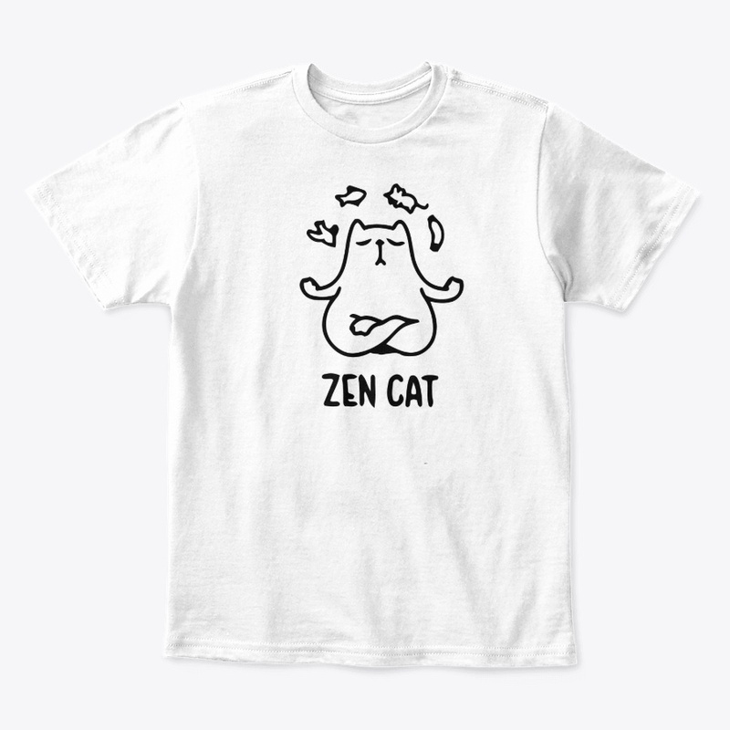 cat doing meditation