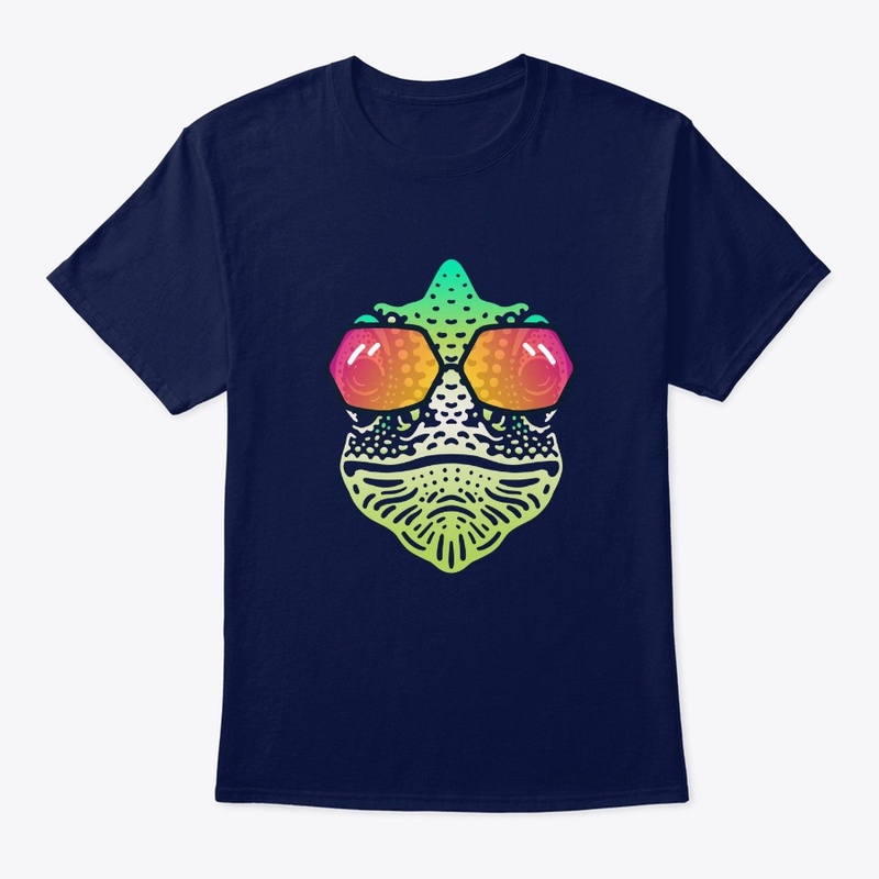 Cute Chameleon in Sunglasses (clr+sg02)