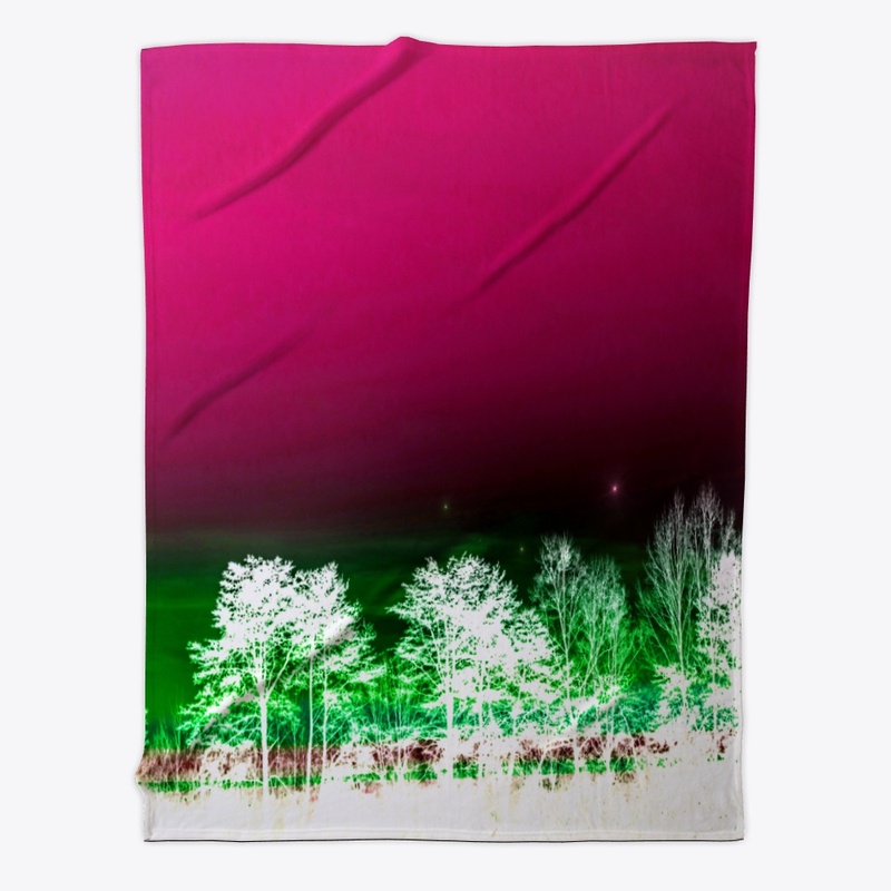 pink neon sky pattern