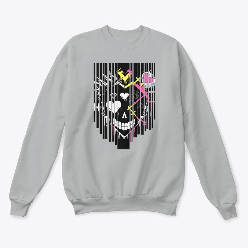 Heart with a crown barcode