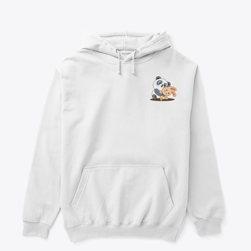 "Cute Panda Hugging Bunny T-Shirt 