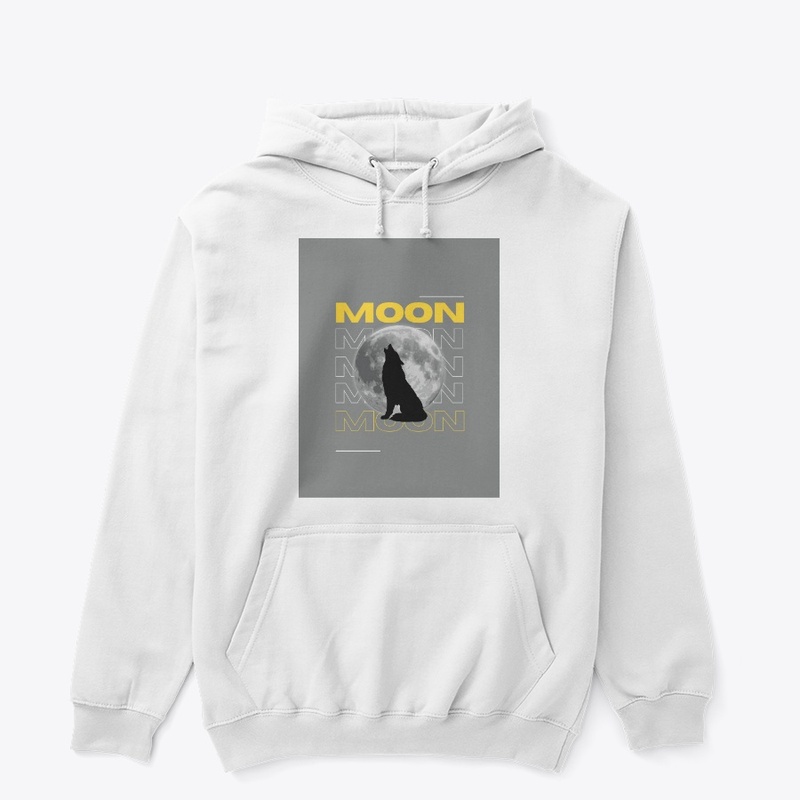 "Wild Moon Wolf Graphic T-Shirt