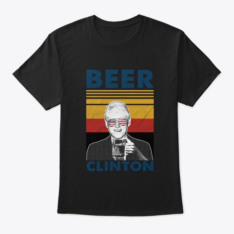 Beer Clinton Fpcg6 Black T-Shirt Front