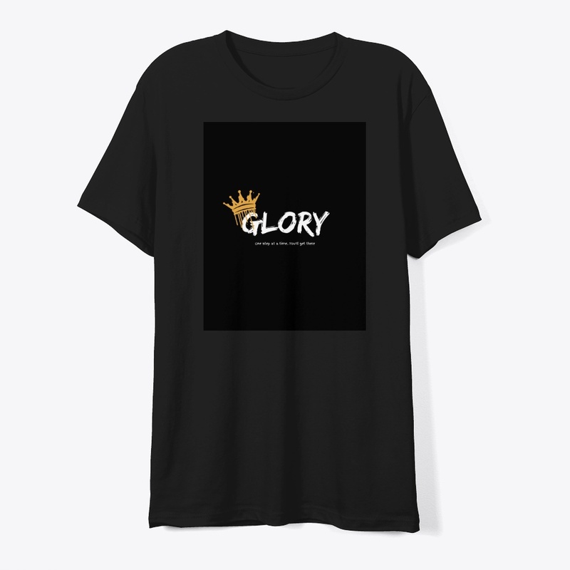 White Typography Success Quote T-Shirt
