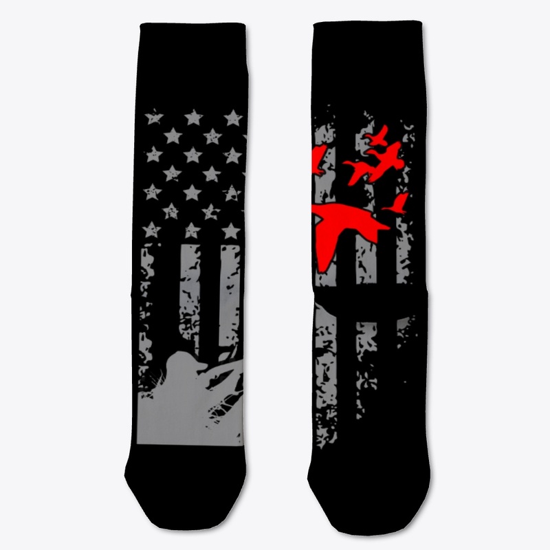 American Flag Patriotic Duck Hunting